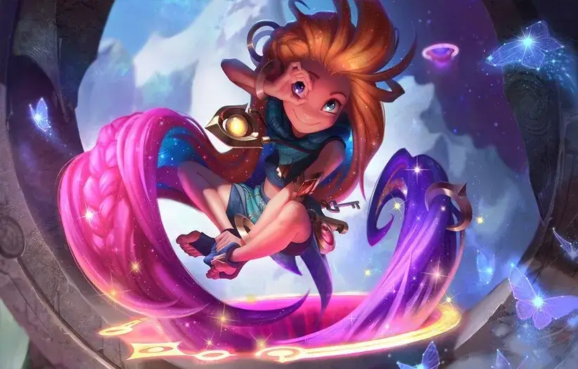 Zoe in League of Legends played in the LCK