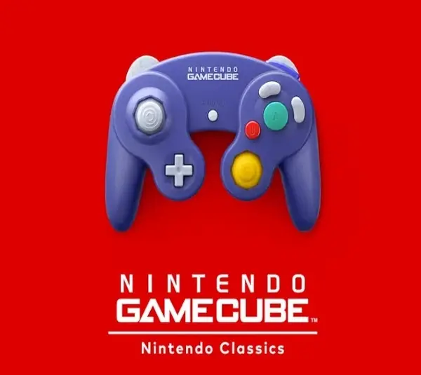 The GameCube controller for Nintendo Switch Online.