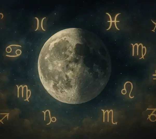 Golden Half Moon Zodiac Horoscope