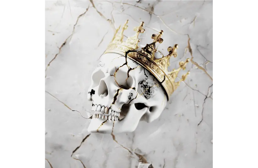 Album Cover for Beautifully Broken by Jelly Roll, Courtesy of Baile & Buddy/This Is Hit/Stoney Creek/Republic Records