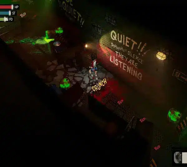 The lead character exploring in I Hate This Place