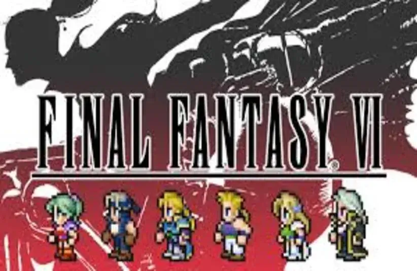 Image of the Final Fantasy VI Cover Art for the Nintendo Pixel Remaster.