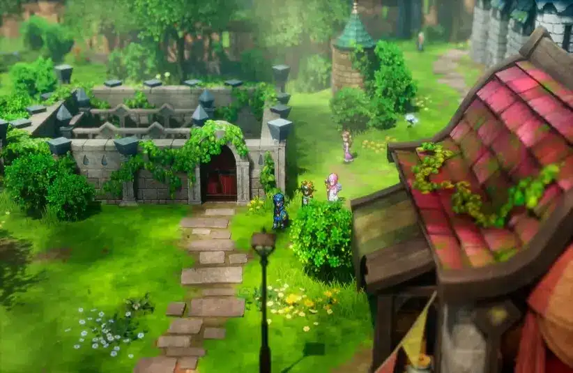 Screenshot of Game Play From Dragon Quest 1 and 2 HD-2D Remake.