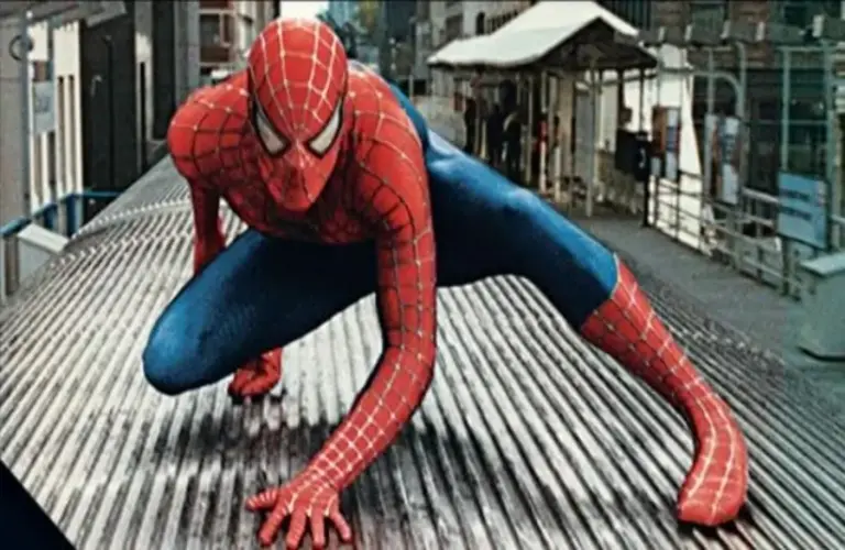 Spider-Man in battle in "Spider-Man 2", one of the top 5 best superhero movies