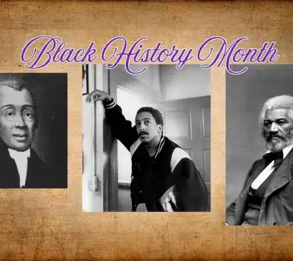 Photos of Rev. Richard Allen, Gregory Hines, and Frederick Douglass, in honor of their birthdays for Black History Month Feb 14, 2026