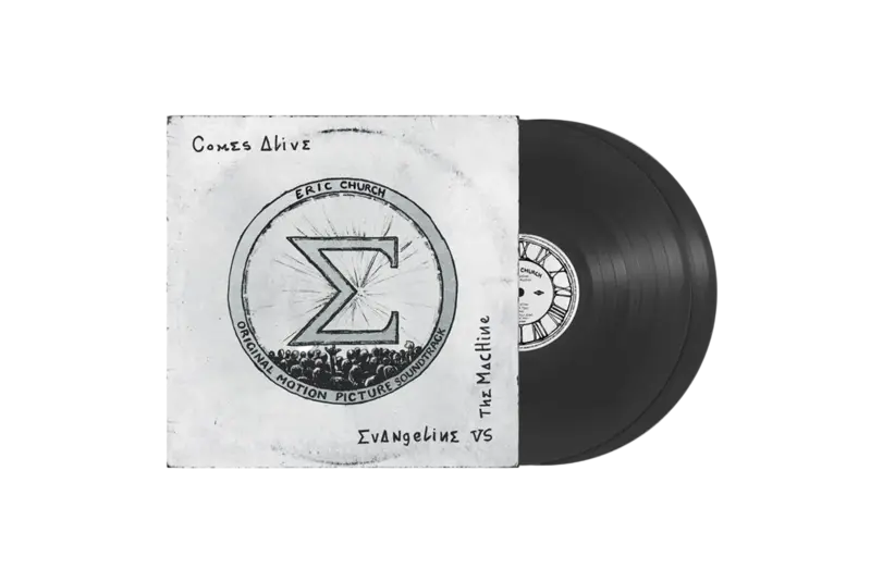 Album cover of Eric Church's soundtrack to Evangeline vs. The Machine