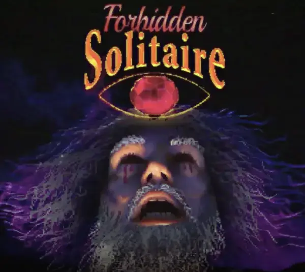 Forbidden Solitaire is a retro 90s CD-ROM dungeon horror adventure where you play Solitaire and encounter creatures to find the secret to immortality
