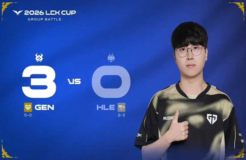 GenG Beat HLE 3-0 in the LCK Cup