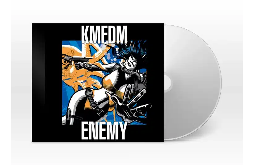 Album cover of KMFDM's new album ENEMY.