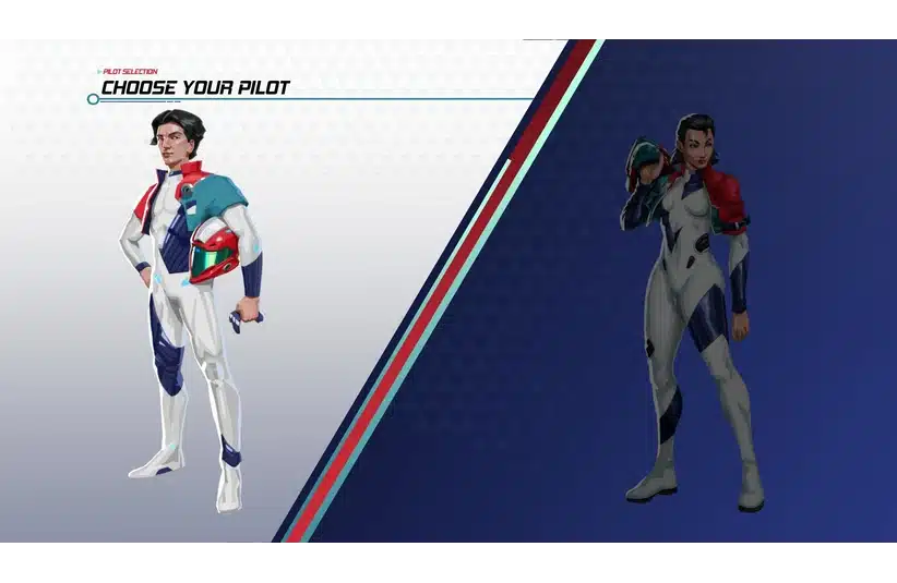 Character choice screen from Millennium Runners