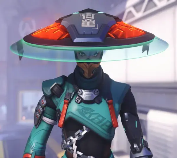 Mizuki in the Hero Select Screen in Overwatch