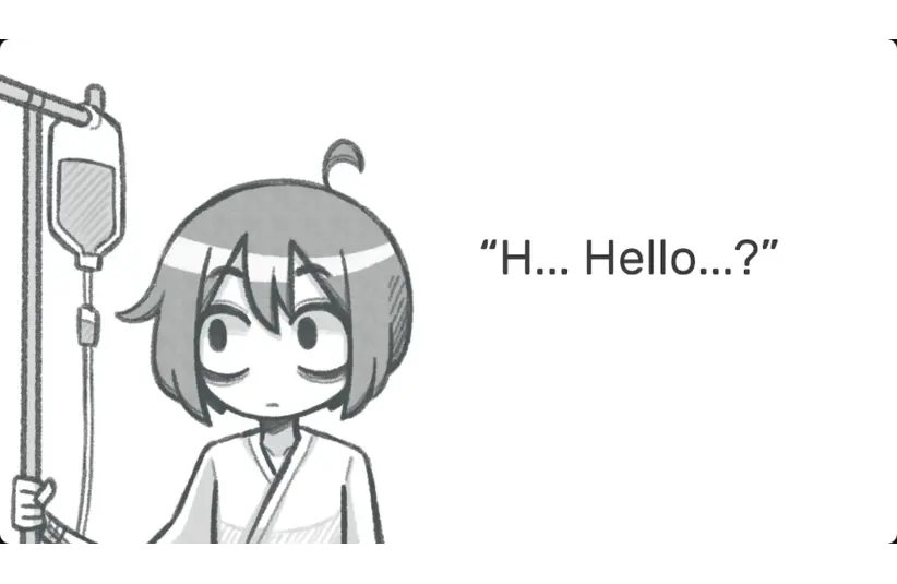 Screenshot from Return to Ash, Epic Games Store, Visual novel, grief, death, illness