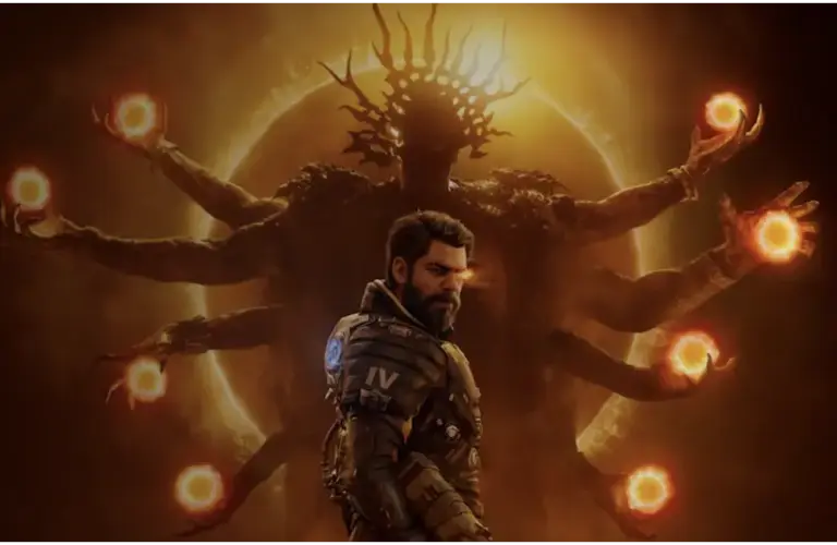 Saros is an action shooter taking place on a planet called Carsona