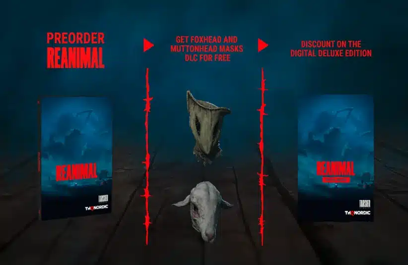 pre-order bonus for Reanimal including Foxhead and Muttonhead masks