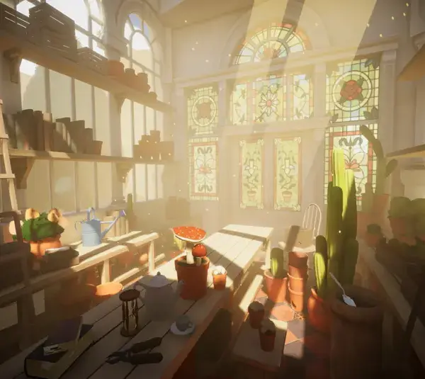 Screenshot from Botany Manor, Epic Games Store
