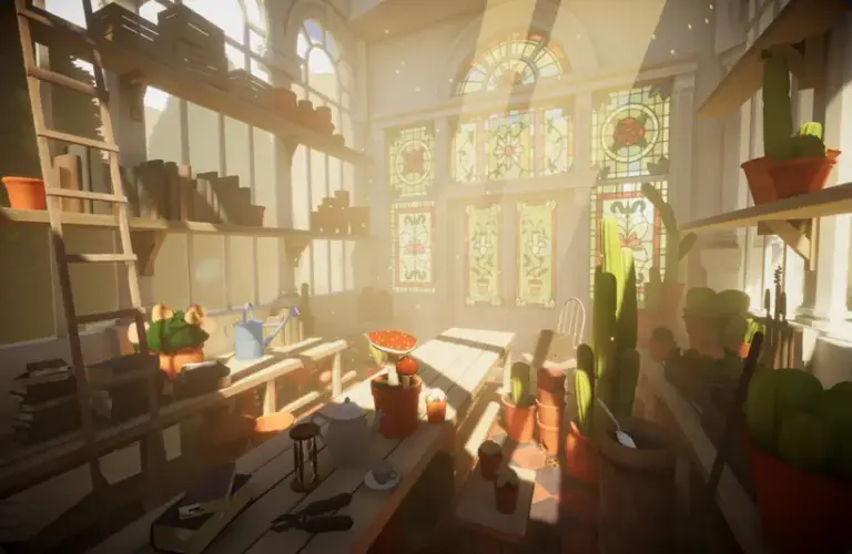 Screenshot from Botany Manor, Epic Games Store