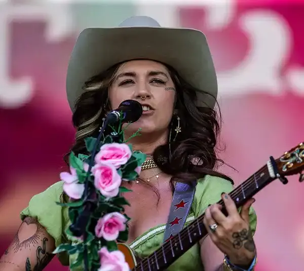 Sierra Ferrell performed on the Limestone stage at the Railbird Music Festival on Sunday at The Infield at Red Mile in Lexington, Kentucky on June 4, 2023.