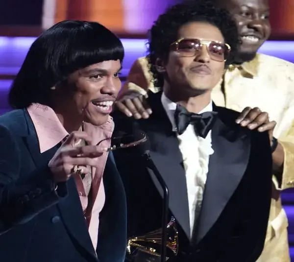 Image of Bruno Mars at Entertainment: 64th Annual Grammy Awards -- Show