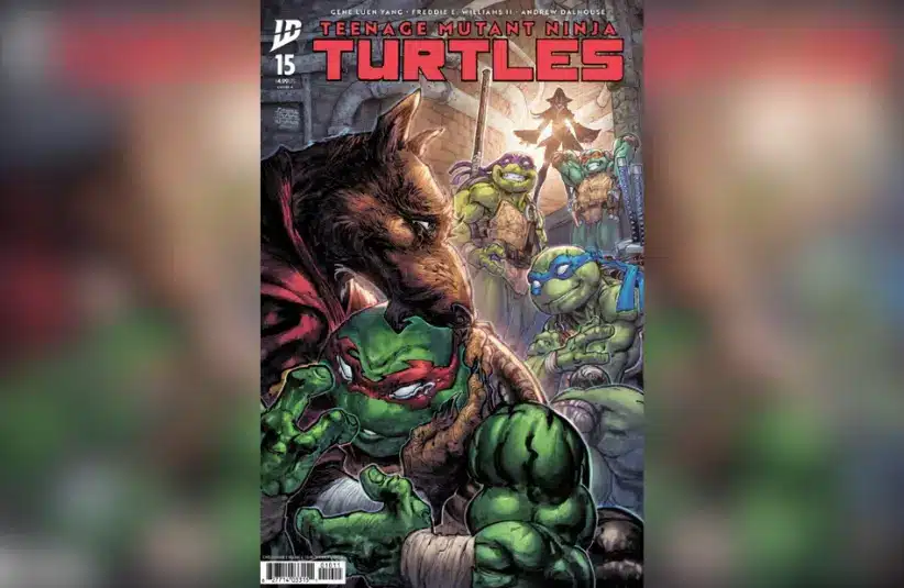 Cover for "Teenage Mutant Ninja Turtles #15," Courtesy of IDW Publishing