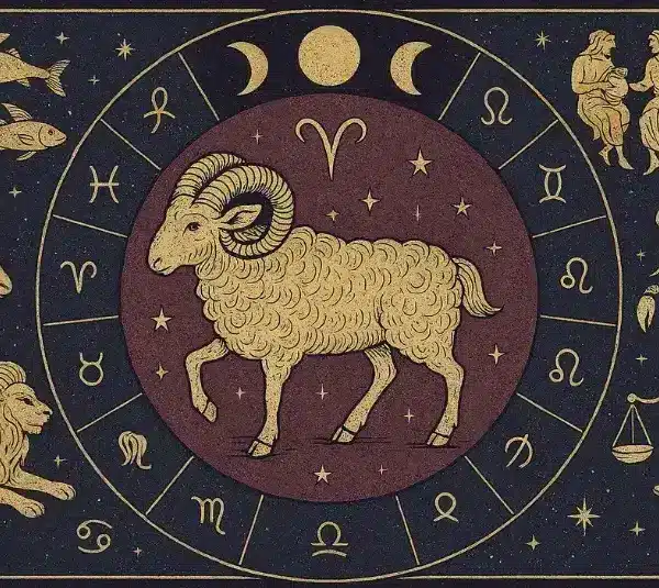 Aries Moon Phases Zodiac Wheel