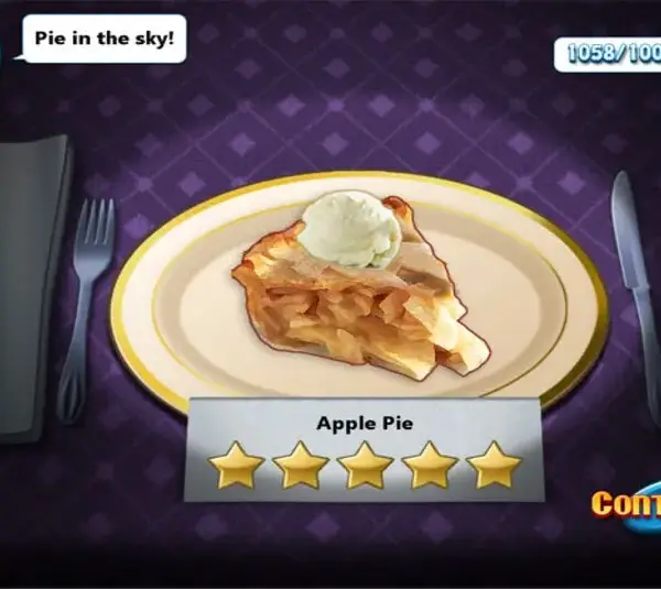 Delicious apple pie in Cooking Academy 3