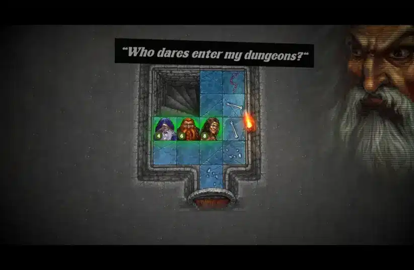 A dungeon in Dark Quest
