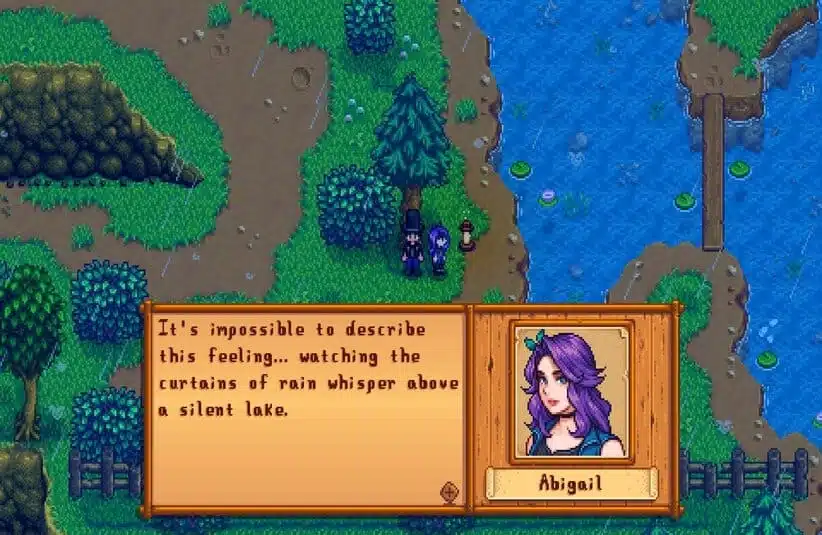 Gameplay from Stardew Valley.