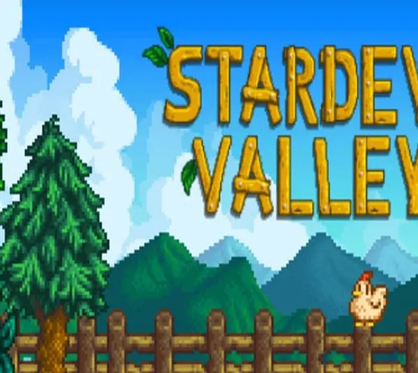 title screen of Stardew Valley.
