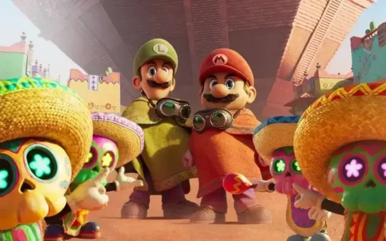 The Super Mario Galaxy Movie promotional posters hint at the inclusion of Super Mario Sunshine