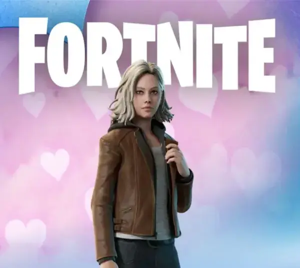 Fortnite x Resident Evil Requiem Grace Ashcroft promotinal poster