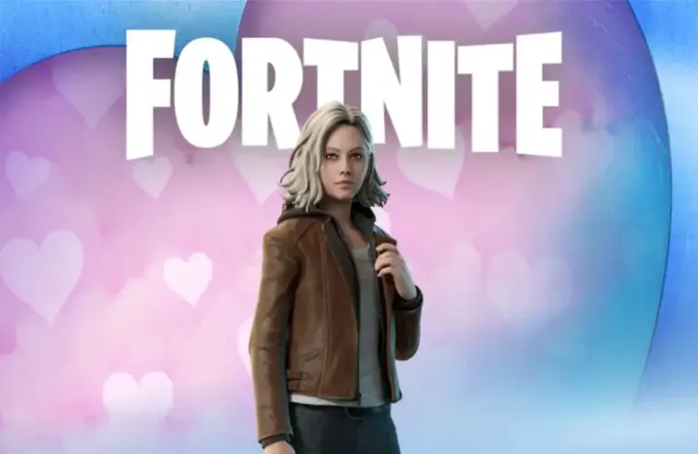 Fortnite x Resident Evil Requiem Grace Ashcroft promotinal poster