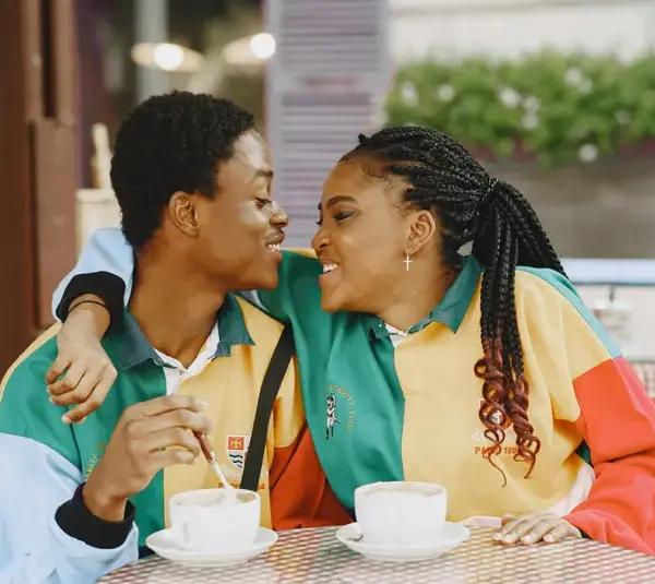 two person showing love ditching labels in a relationship promoting authentic dating