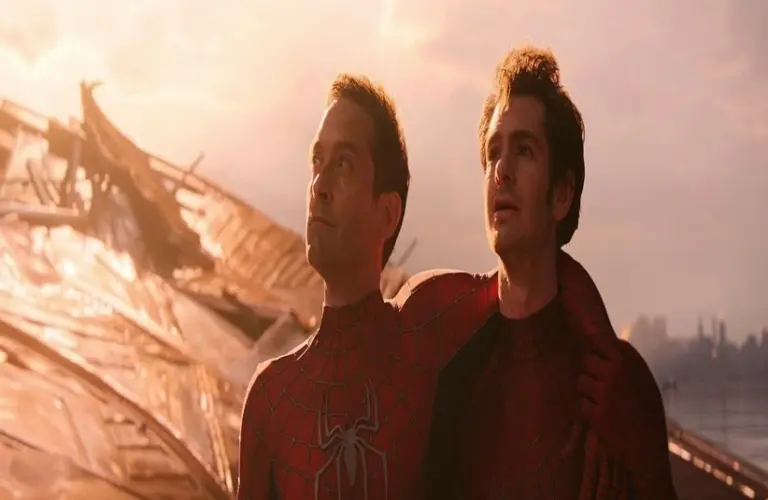 Tobey Maguire and Andrew Garfield in Spider-Man: No Way Home