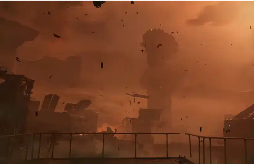 Alien Deathstorm, Rebellion developers, the environment acts as an antagonist with hurricane-like weather