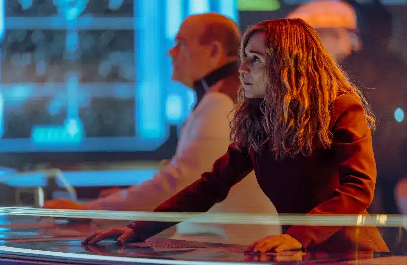 Captain Ake and the Doctor in Star Trek: Starfleet Academy season 1 finale