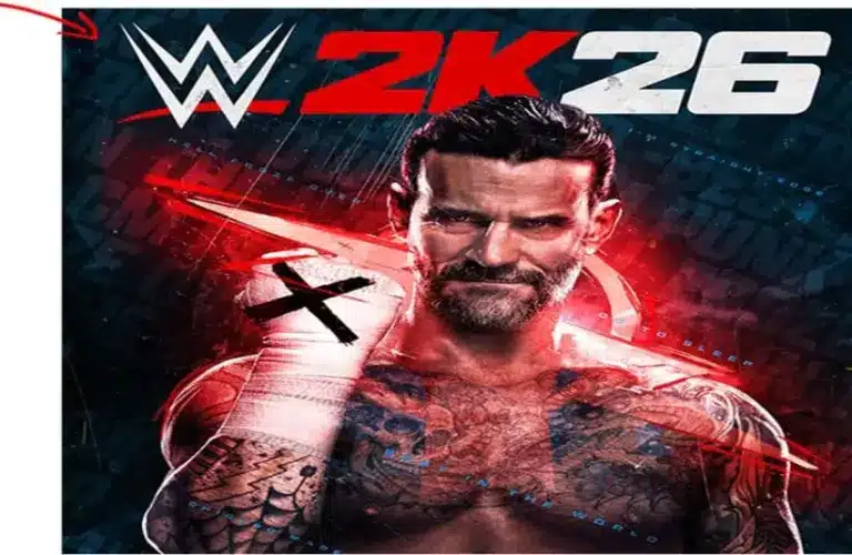 WWE 2K26 cover with CM Punk.