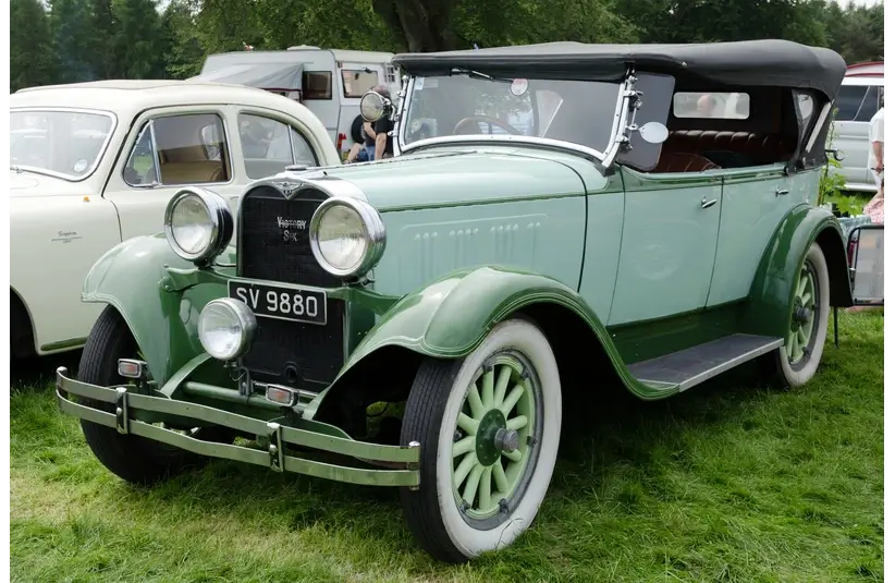 Image of mint green 1928 Dodge Victory Six