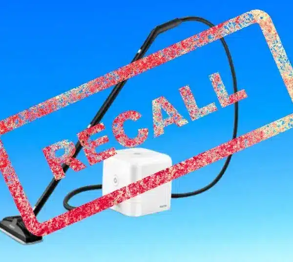 Image of Dupray Neat Steam Cleaner with Recall stamped over it