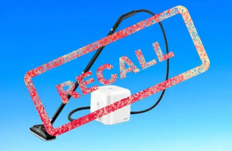 Image of Dupray Neat Steam Cleaner with Recall stamped over it