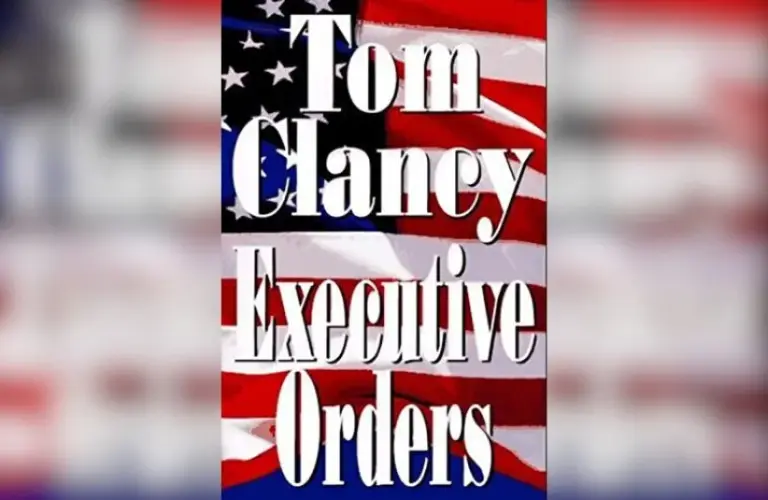 Book cover for "Executive Orders" by Tom Clancy