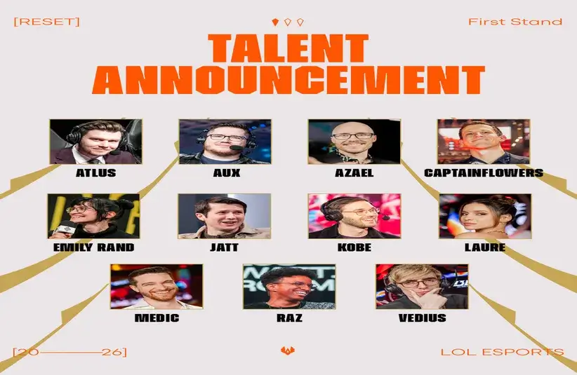 The Broadcast Talent for First Stand
