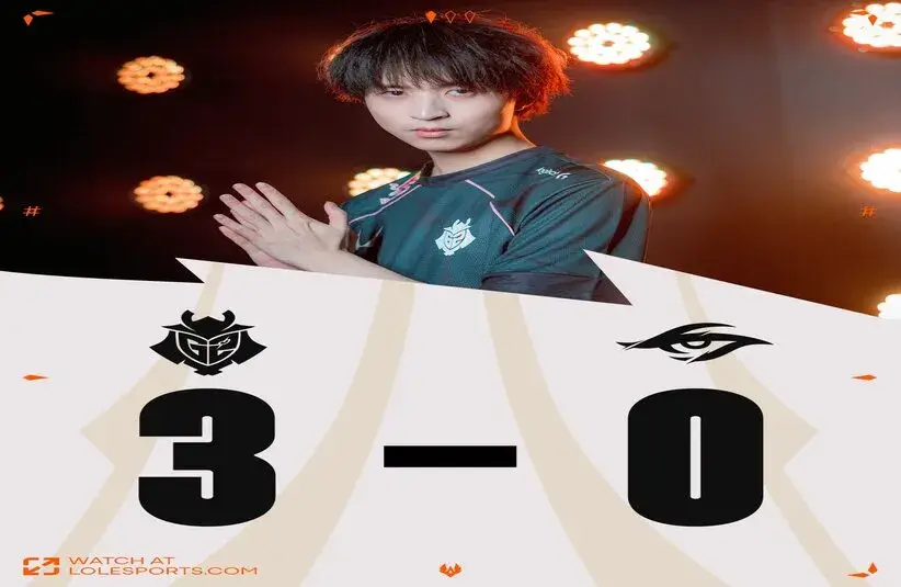 G2 beating TSW 3-0 in their first First Stand series