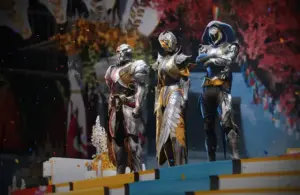 The Three Classes in their new armor for Guardian Games in Destiny 2