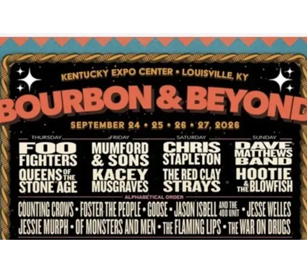 Bourbon & Beyond Music Festival 2026 Bill