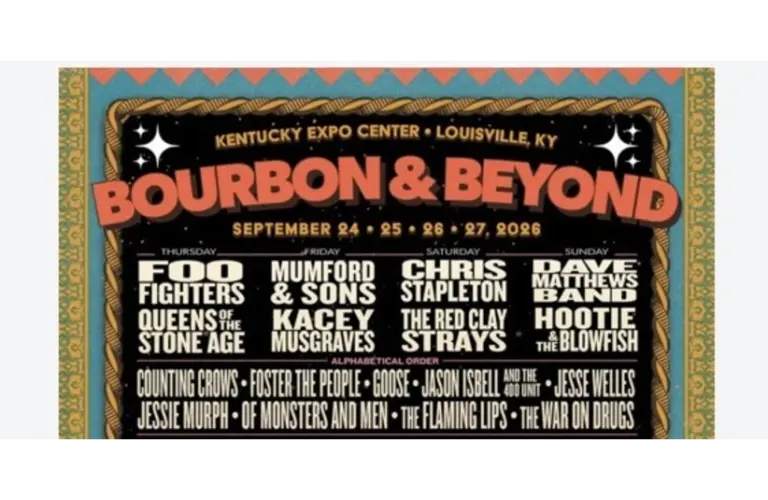 Bourbon & Beyond Music Festival 2026 Bill