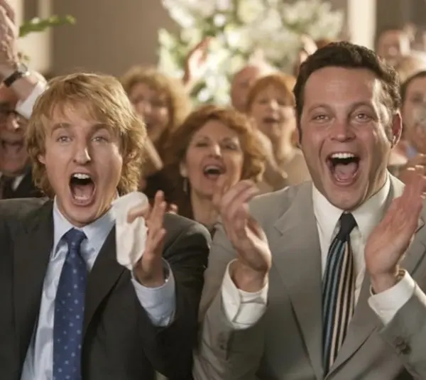 Owen Wilson & Vince Vaughn in “Wedding Crashers”