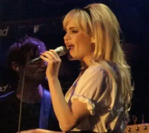 Welsh singer Duffy performing