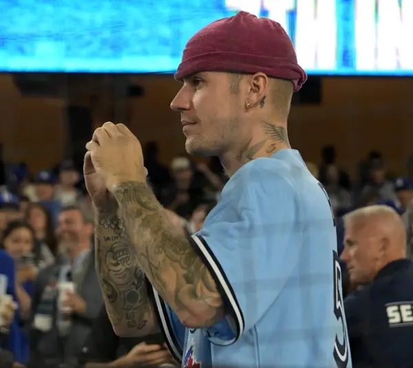 Justin Bieber at the 2025 MLB World Series