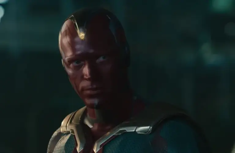 Paul Bettany as Vision in Avengers Infinity War before VisionQuest