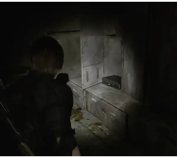 Resident Evil Requiem Briefcase Code, Leon finding the briefcase in the S.T.A.R.S. locker room